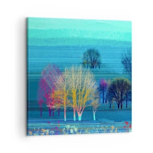 Cuadro sobre lienzo - Impresión de Imagen - Un paisaje armónico - 60x60 cm