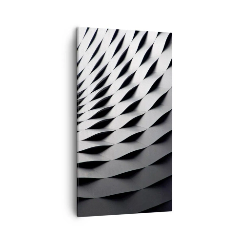 Cuadro sobre lienzo - Impresión de Imagen - En la superficie de las ondas - 45x80 cm