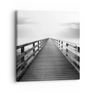 Cuadro sobre lienzo - Impresión de Imagen - En la distancia... - 40x40 cm