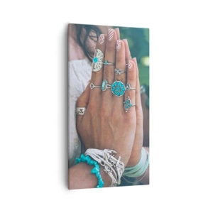 Cuadro sobre lienzo - Impresión de Imagen - Conocimiento interior - 55x100 cm