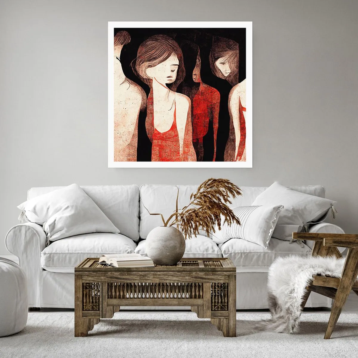 Póster - Madonnas de la oscuridad - 30x30 cm
