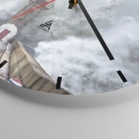 Esfera sin numeración, con rayas