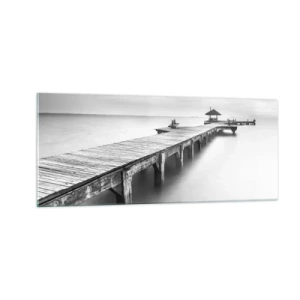 Cuadro sobre vidrio - Impresiones sobre Vidrio - Lejos - 100x40 cm