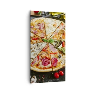 Cuadro sobre lienzo - Impresión de Imagen - Una gama de gustos - 65x120 cm