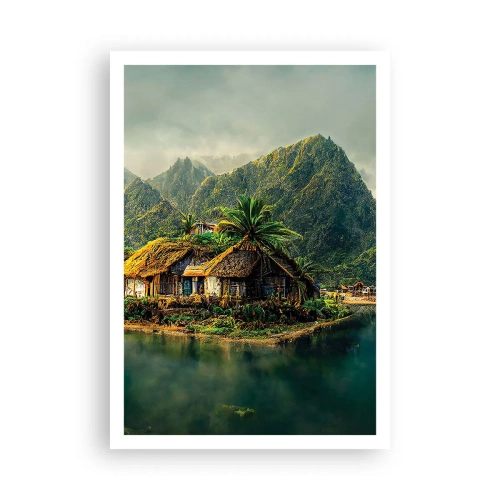 Póster - Paraíso tropical - 70x100 cm