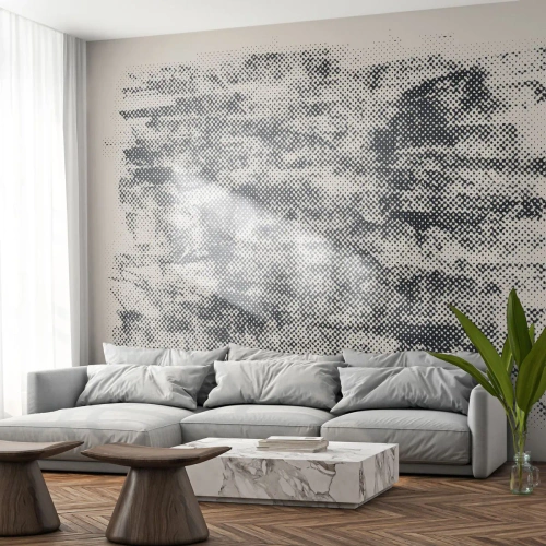 Fotomural Premium Sand - Composición brumosa - Abstracción, Pedazo, Patrón moderno - 450x315 cm