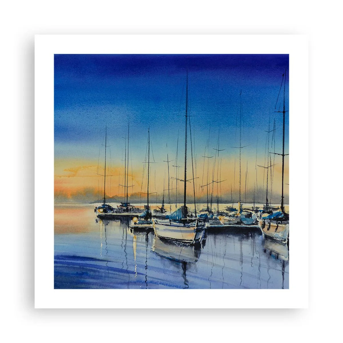 Póster - El final de un buen día - 50x50 cm