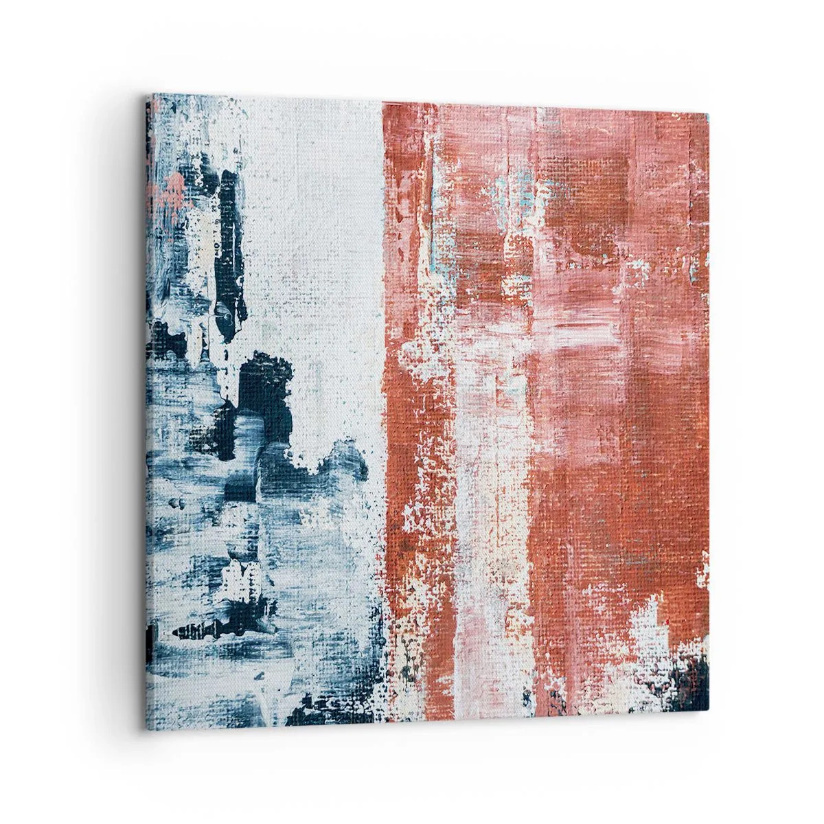 Cuadro sobre lienzo - Impresión de Imagen - Mitad abstracción, mitad abstracción - 50x50 cm