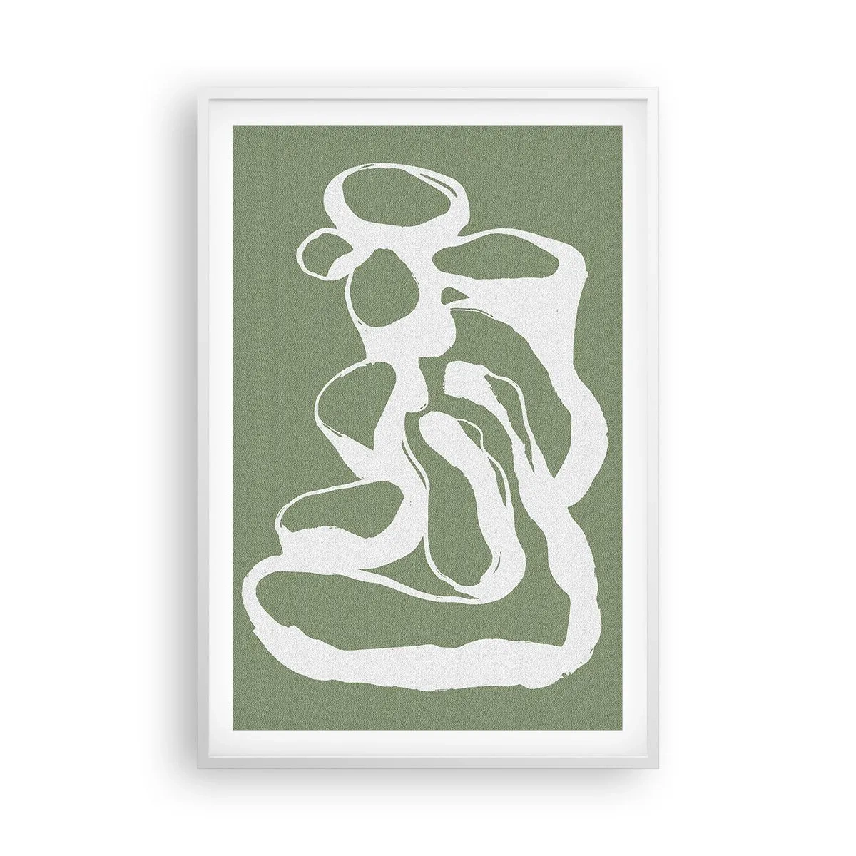 Póster en marco blanco - La llamada del espacio - 61x91 cm