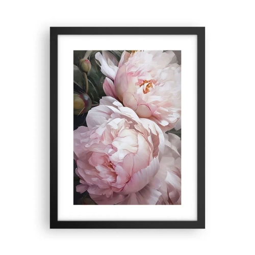 Póster en marco negro - En flor - 30x40 cm