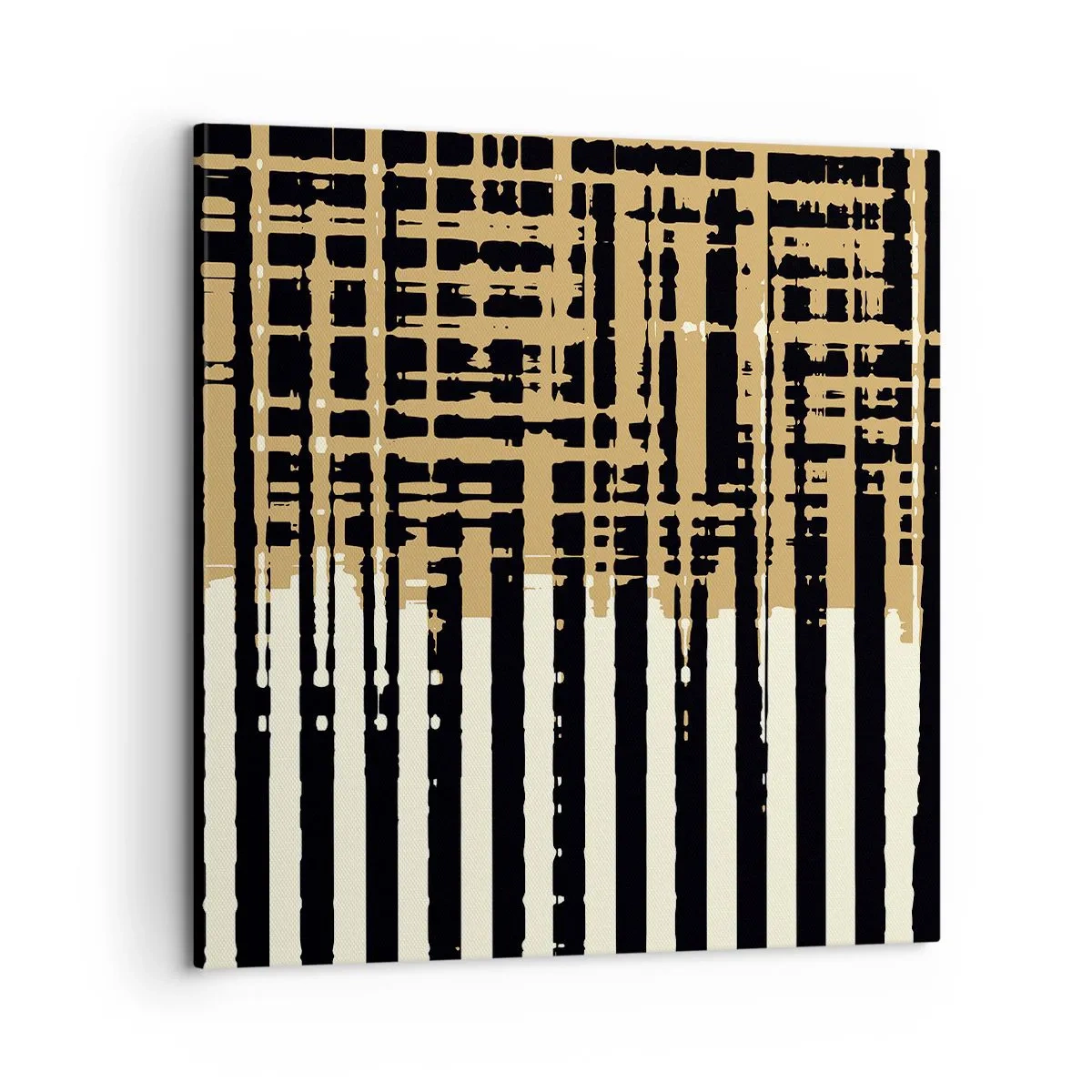 Cuadro sobre lienzo - Impresión de Imagen - Abstracción arquitectónica - 60x60 cm