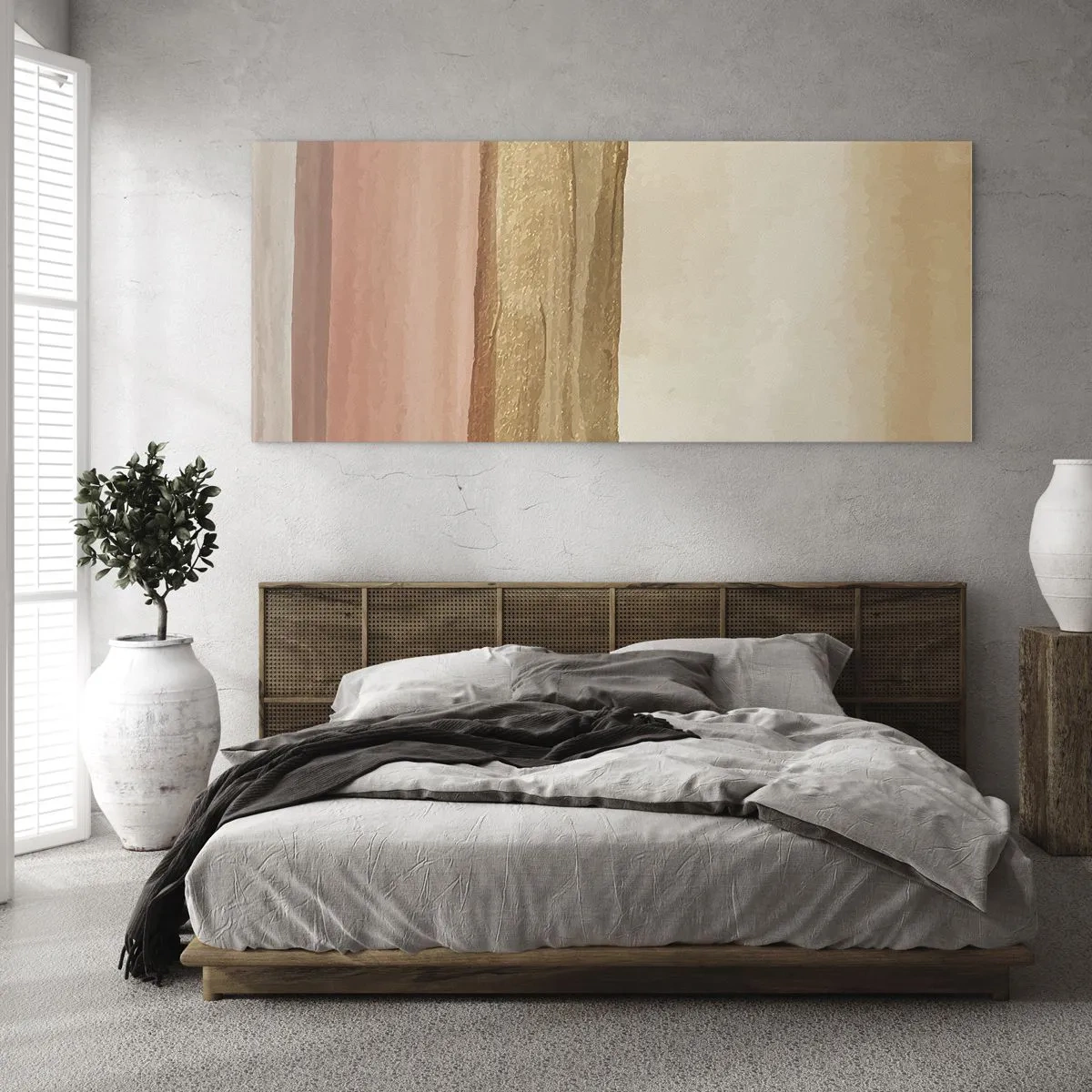 Cuadro sobre vidrio - Impresiones sobre Vidrio - Composición vertical - 100x40 cm