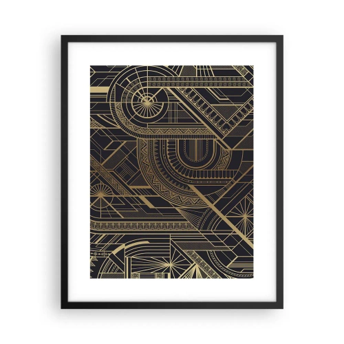 Póster en marco negro - Conceptos, ideas, planes - 40x50 cm