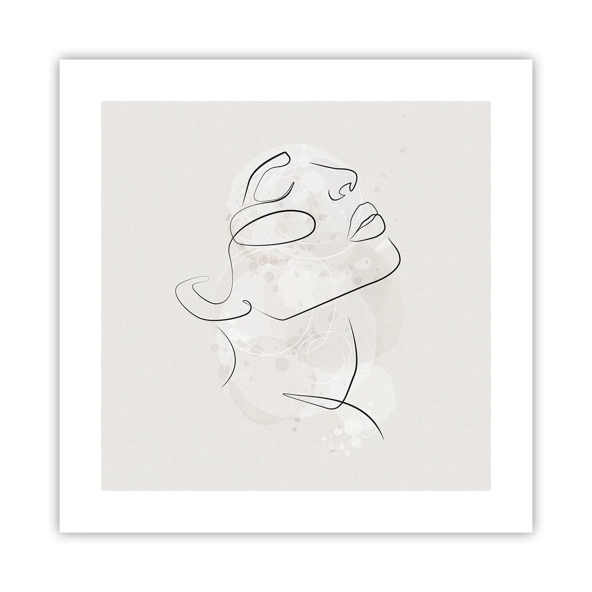 Póster - Contorno de un sueño - 40x40 cm