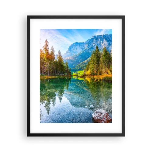 Póster en marco negro - La dulzura del otoño - 40x50 cm