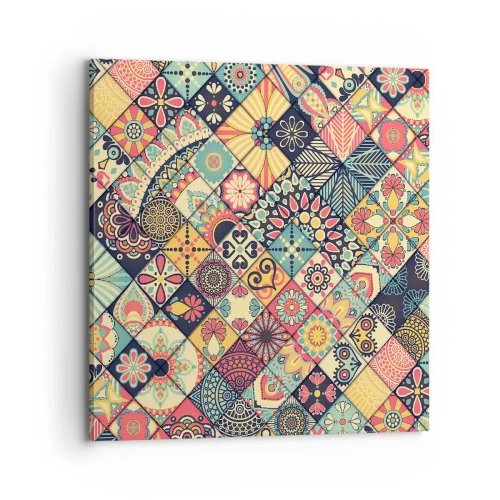 Cuadro sobre lienzo - Impresión de Imagen - Clima marroquí - 70x70 cm