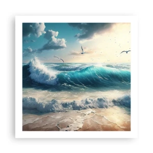 Póster - La brisa solo para ti - 60x60 cm