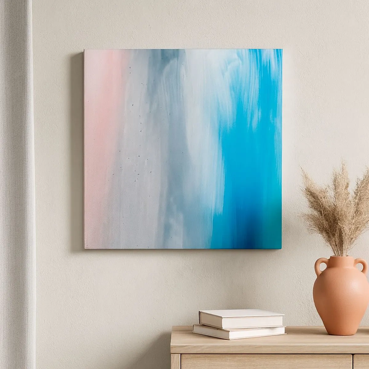 Cuadro sobre lienzo - Impresión de Imagen - Elementos: aire - 30x30 cm