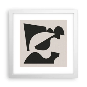 Póster en marco blanco - Para automontaje - 30x30 cm