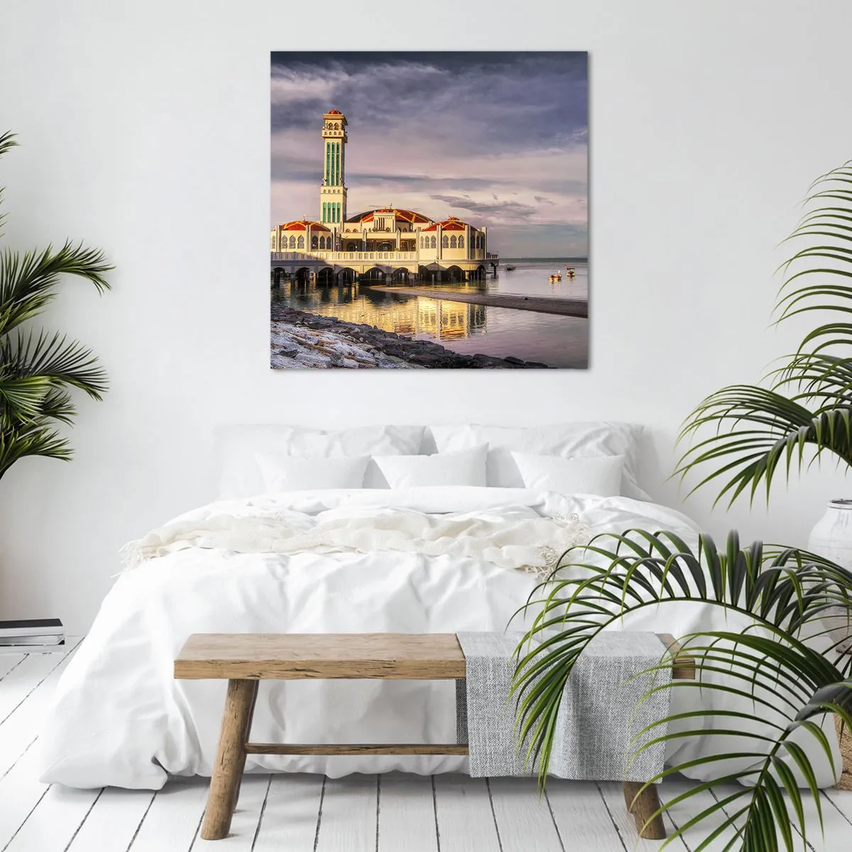 Cuadro sobre lienzo - Impresión de Imagen - Templo de la naturaleza - 70x70 cm