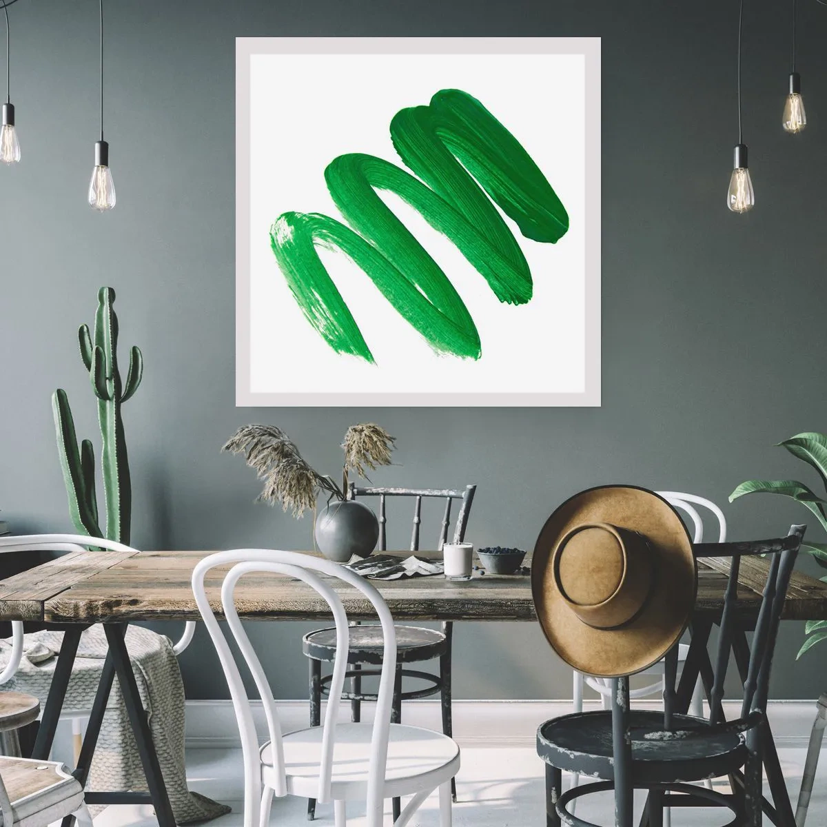 Póster - Una broma verde - 50x50 cm