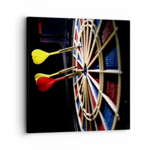 Cuadro sobre lienzo - Impresión de Imagen - En el blanco - 30x30 cm