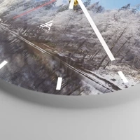 Esfera sin numeración, con rayas