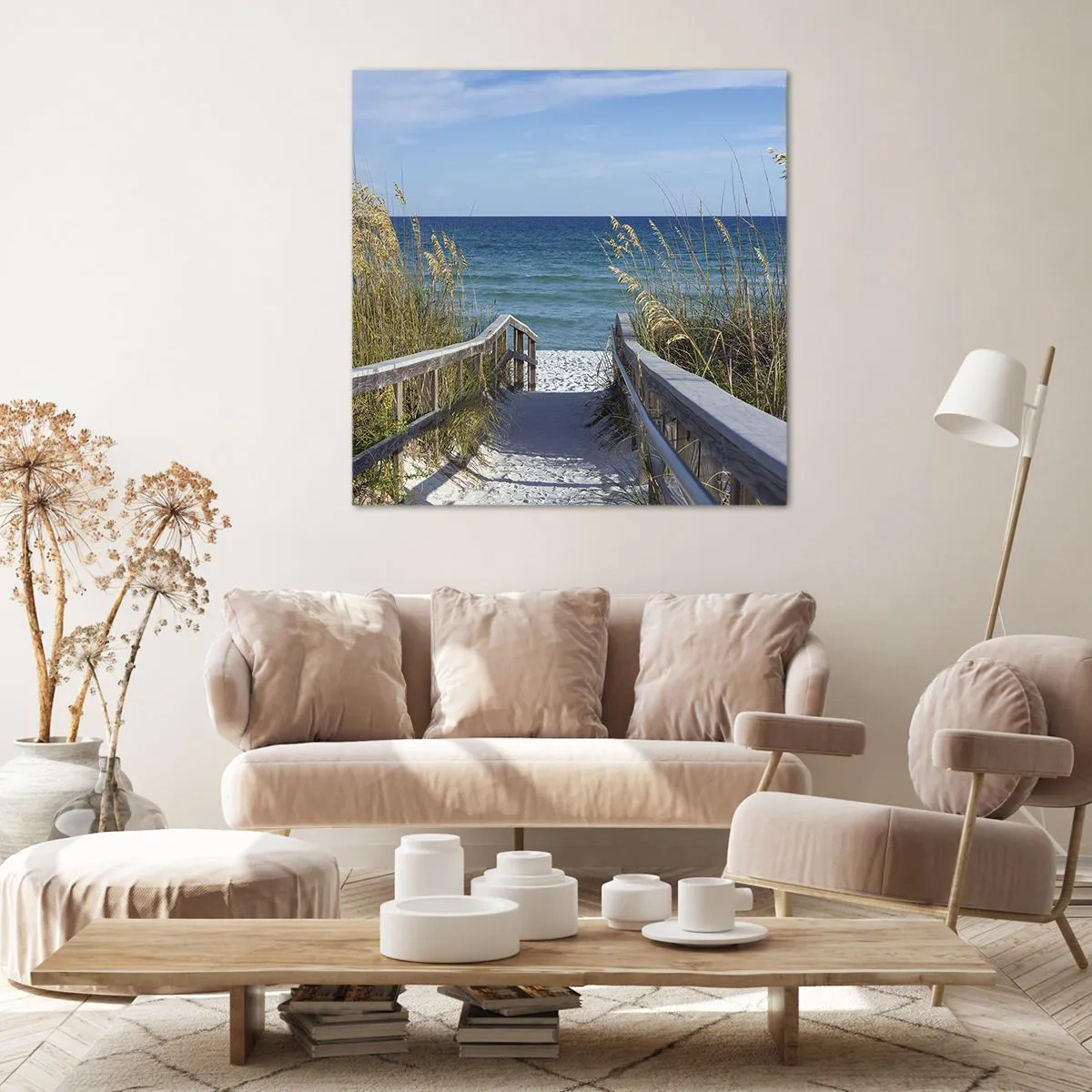 Cuadro sobre lienzo - Impresión de Imagen - En el sol, en el viento - 60x60 cm