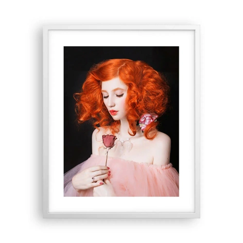 Póster en marco blanco - En estilo barroco - 40x50 cm