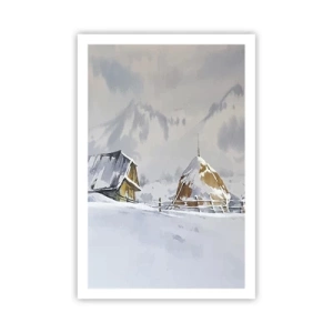 Póster - En un valle nevado - 61x91 cm