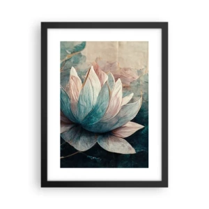 Póster en marco negro - Estrellas de lago - 30x40 cm