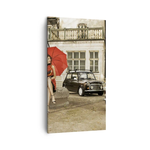 Cuadro sobre lienzo - Impresión de Imagen - Un mini viaje sentimental - 45x80 cm