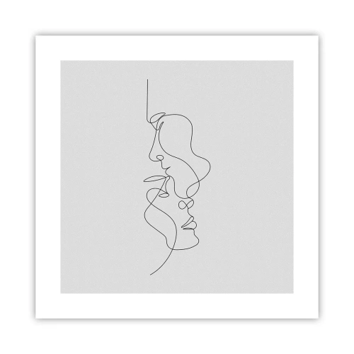 Póster - El calor de los deseos lúgubres - 40x40 cm