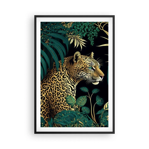 Póster en marco negro - El anfitrión en la jungla - 61x91 cm