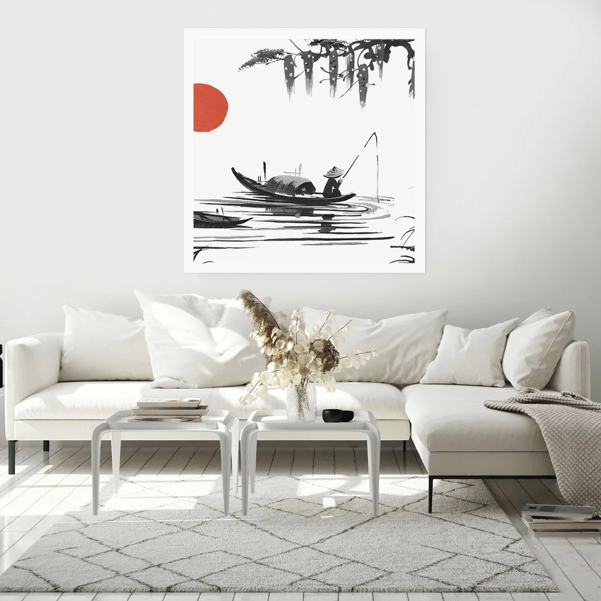 Póster - Una tarde asiática - 40x40 cm