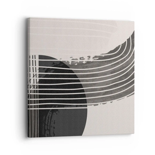 Cuadro sobre lienzo - Impresión de Imagen - Ida y vuelta - 40x40 cm