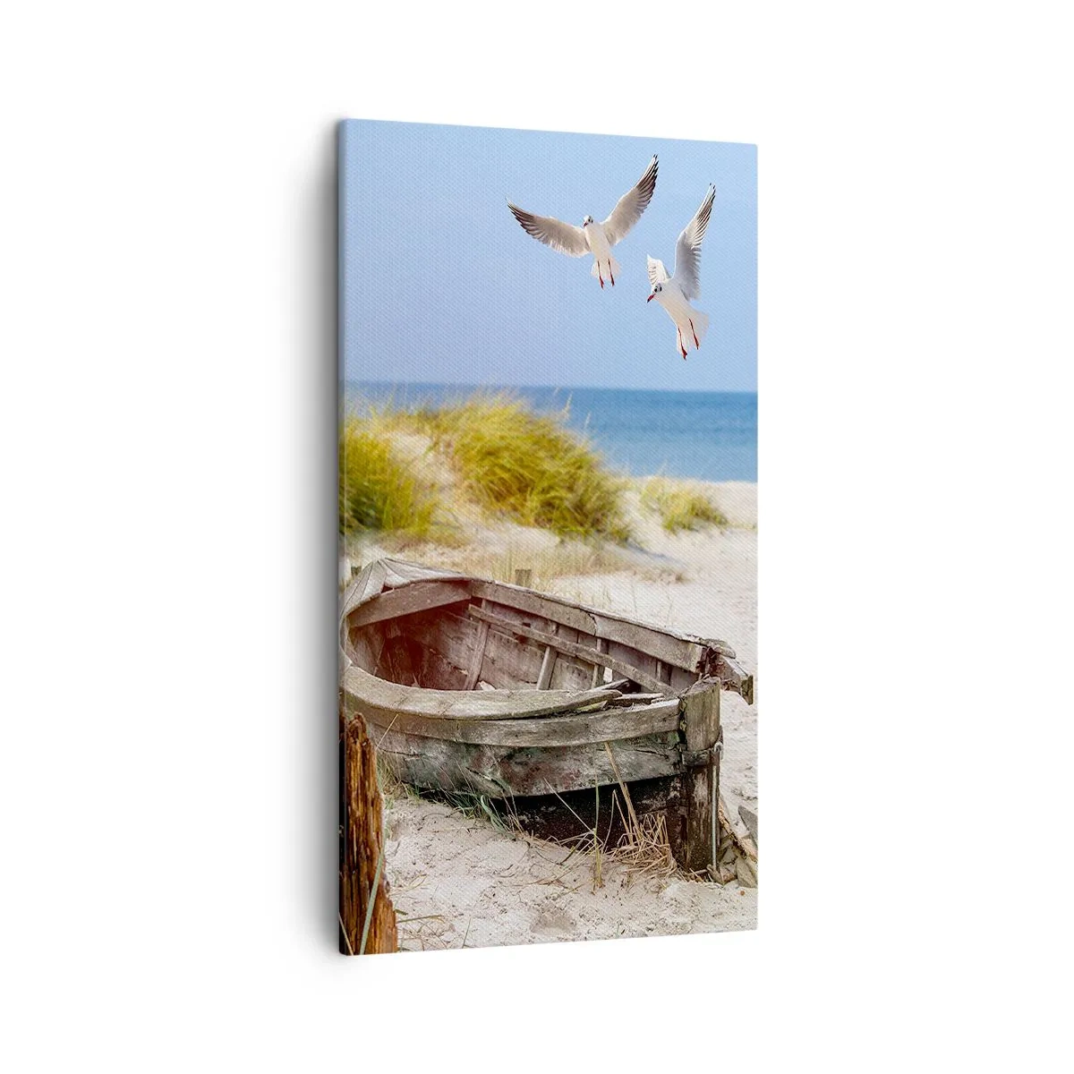 Cuadro sobre lienzo - Impresión de Imagen - Bañada por el viento - 45x80 cm