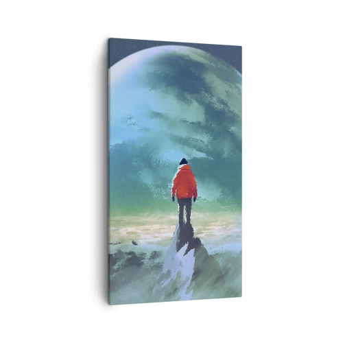 Cuadro sobre lienzo - Impresión de Imagen - Descubridor de una nueva Tierra - 45x80 cm