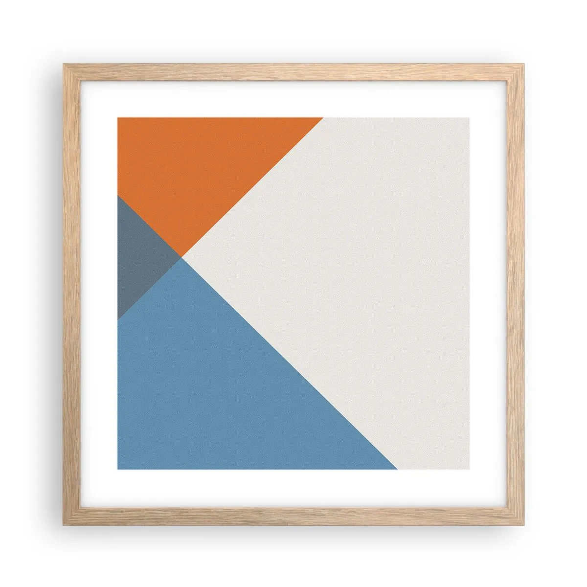 Póster en marco roble claro - Desde el punto de vista de... - 40x40 cm