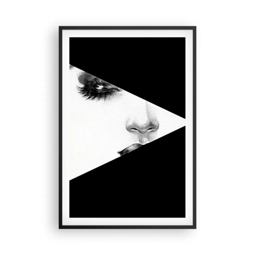 Póster en marco negro - Siempre hay algo por descubrir - 61x91 cm