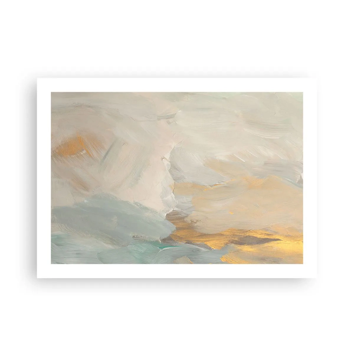 Póster - Abstracción - una tierra de dulzura - 70x50 cm