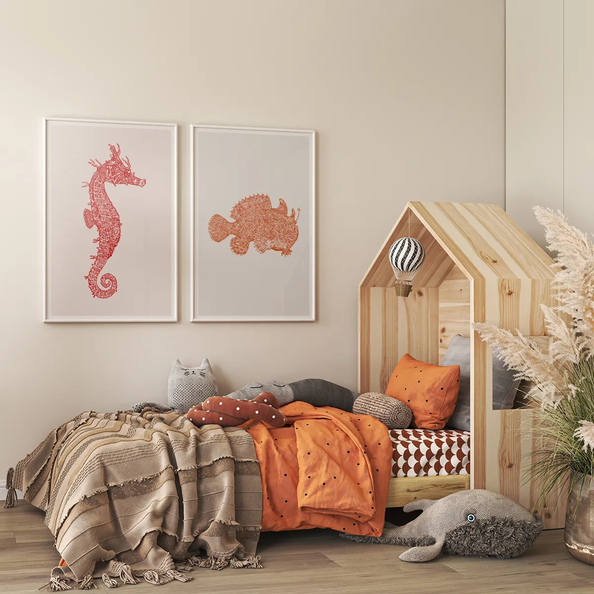 Ginger coral reef - Inspiración para una habitación infantil