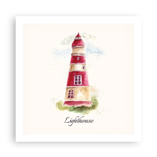 Póster - Siempre observando - 60x60 cm