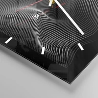 Esfera sin numeración, con rayas