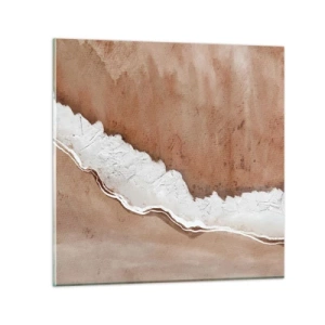 Cuadro sobre vidrio - Impresiones sobre Vidrio - En colores terrosos - 60x60 cm