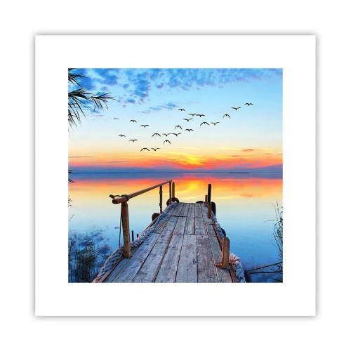 Póster - Es hora de volver... - 30x30 cm