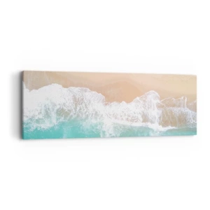 Cuadro sobre lienzo - Impresión de Imagen - Un toque acariciador - 90x30 cm