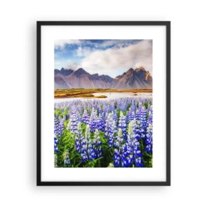 Póster en marco negro - La fuerza y la severidad junto a la dulzura - 40x50 cm