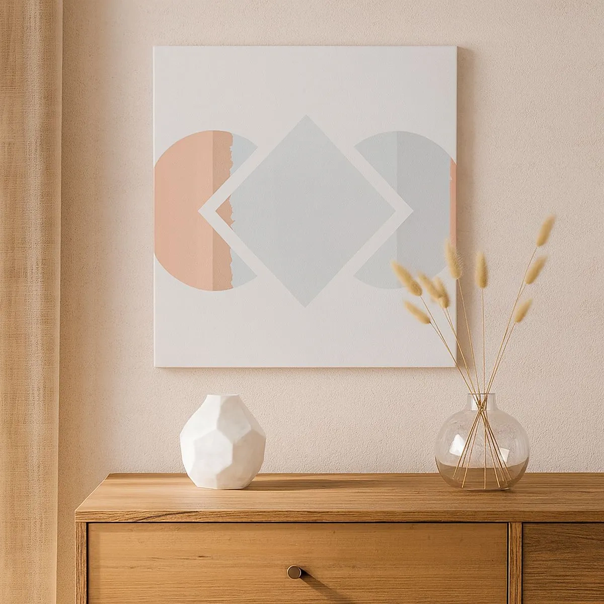 Cuadro sobre lienzo - Impresión de Imagen - Arte geométrico - 30x30 cm