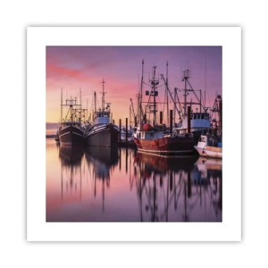 Póster - Descanso antes de partir - 40x40 cm